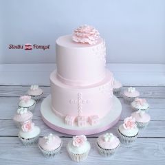tort na chrzest dla dziewczynki pastelowy róż.jpg
