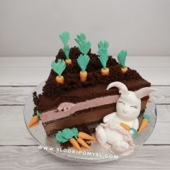 tort naked cake z króliczkiem.jpeg